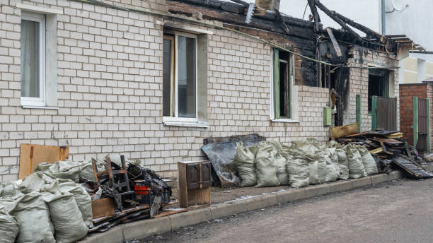 Professional Fire Damage Repair technician working in Cream Ridge, NJ